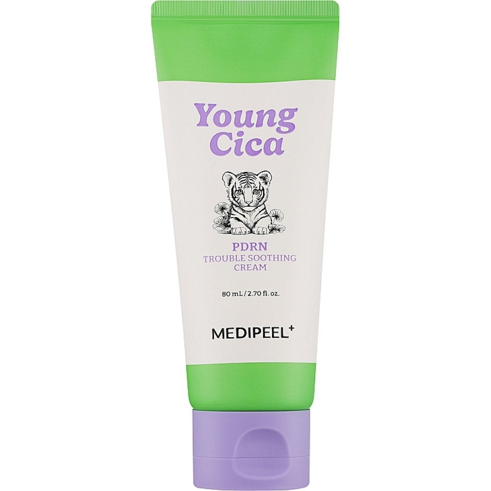 Успокаивающий крем с центеллой и ПДРН MEDIPEEL Young Cica PDRN Trouble Soothing Cream