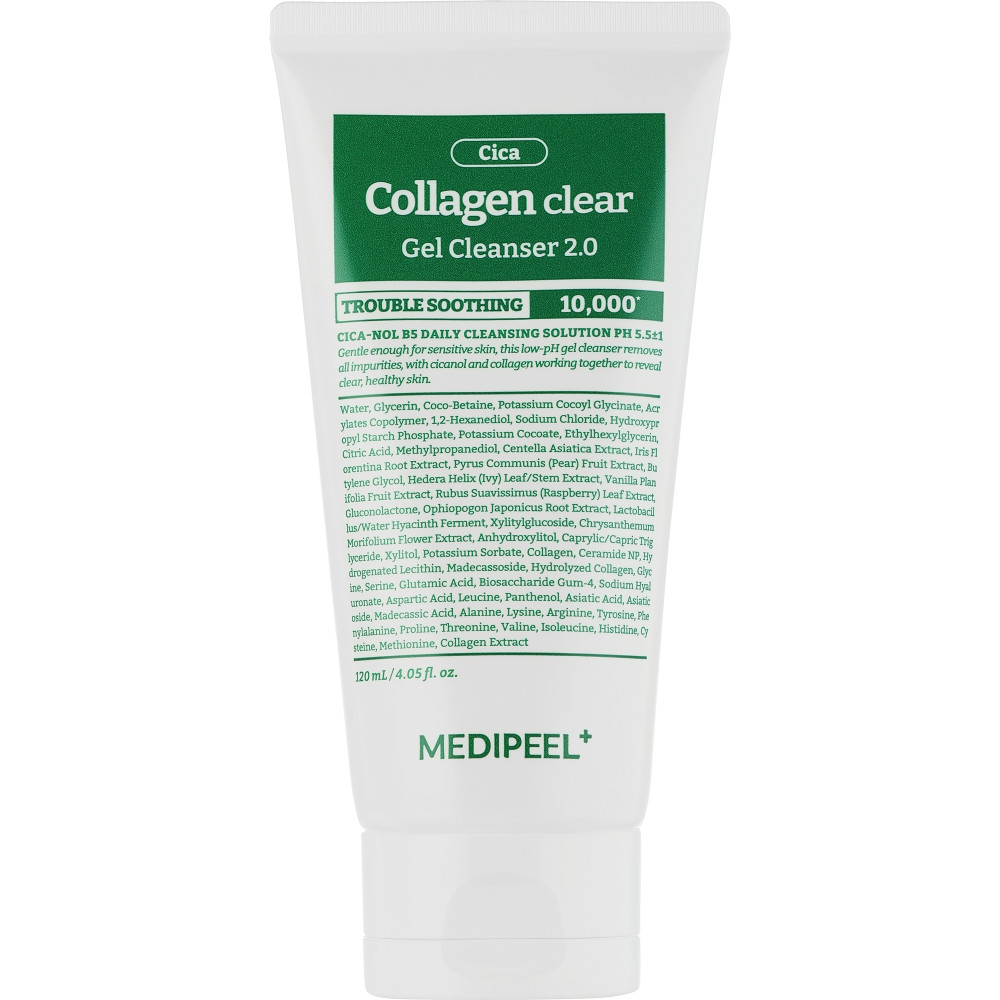 Успокаивающая пенка MEDI-PEEL Green Cica Collagen Clear 300 мл