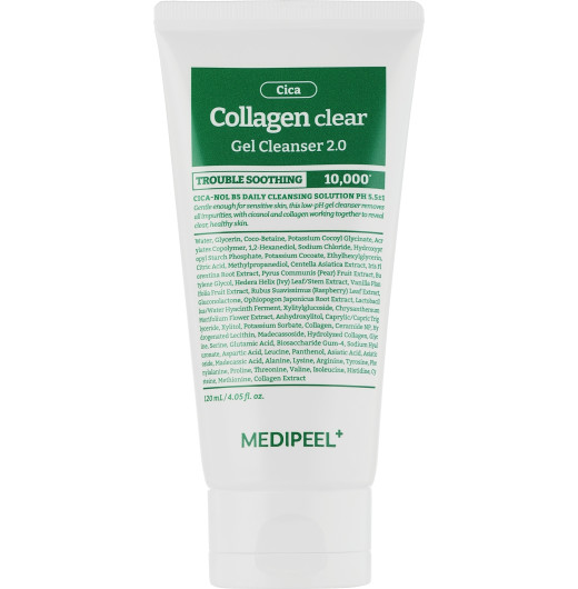 Успокаивающая пенка MEDI-PEEL Green Cica Collagen Clear 300 мл