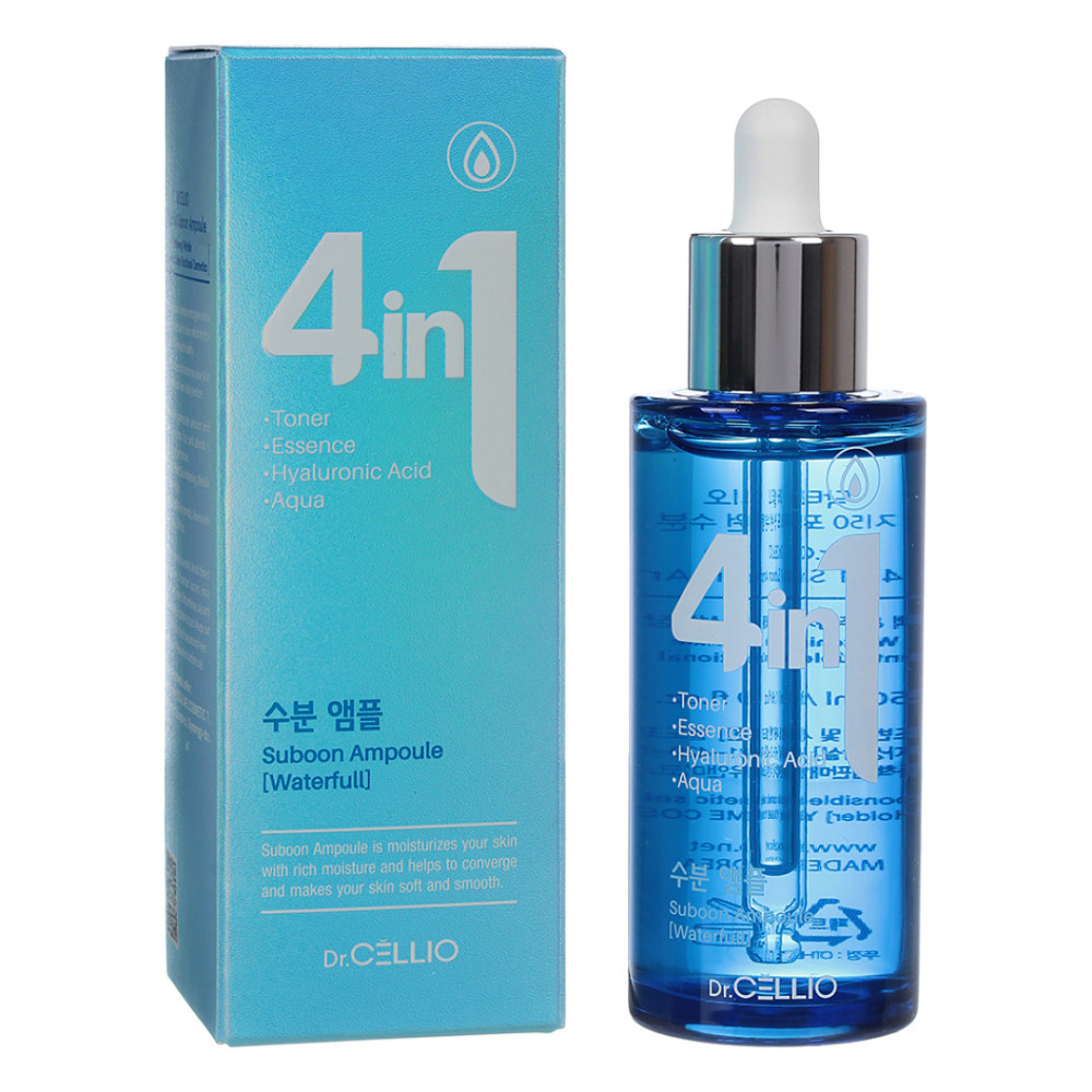 Сыворотка для лица увлажняющая Dr. Cellio G50 4 In 1 Suboon Ampoule Aqua 50мл
