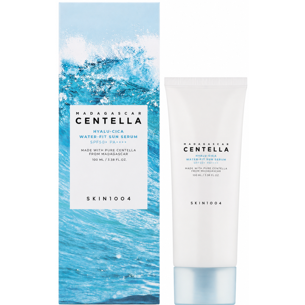 Солнцезащитная сыворотка SKIN1004 Madagascar Centella Hyalu-Cica Water-Fit Sun Serum SPF50+ PA++++ 100мл