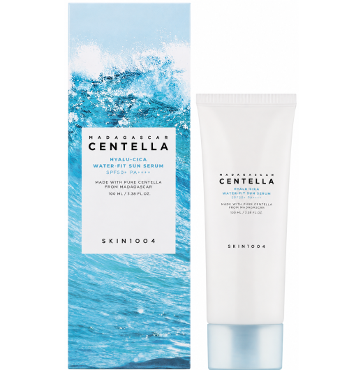 Солнцезащитная сыворотка SKIN1004 Madagascar Centella Hyalu-Cica Water-Fit Sun Serum SPF50+ PA++++ 100мл