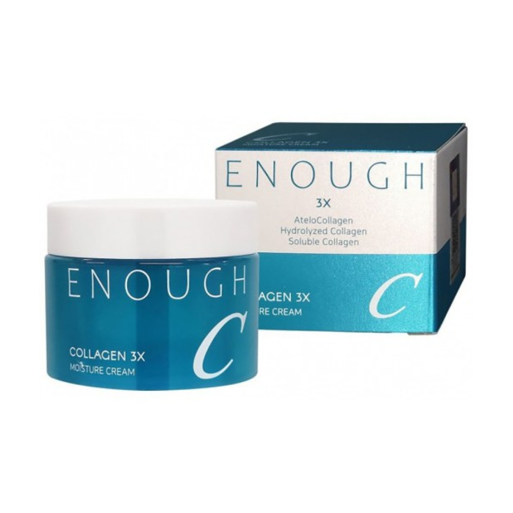 Крем для лица увлажняющий с коллагеном ENOUGH Collagen 3x moisture Cream 50мл