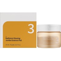Выравнивающие пэды для сияния кожи numbuzin No.3 Radiance Glowing Jumbo Essence Pad 150мл