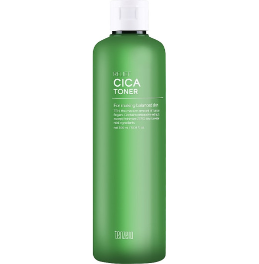 Успокаивающий тонер с центеллой азиатской TENZERO Relief Cica Toner 300мл