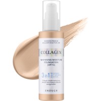 Тональная основа Enough Collagen 3 in 1 Whitening Foundaion SPF15 13 тон, 100 мл