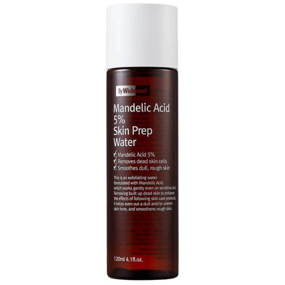 Мягкий тоник-эксфолиант с миндальной кислотой By Wishtrend Mandelic Acid 5% Prep Water 120мл