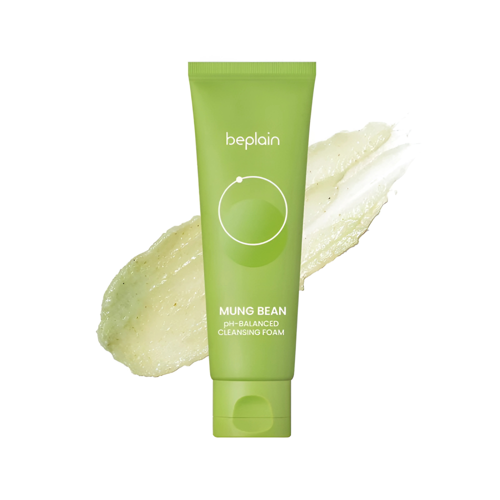 Балансирующая пенка для глубокого очищения beplain Mung Bean pH-Balanced Cleansing Foam 80мл
