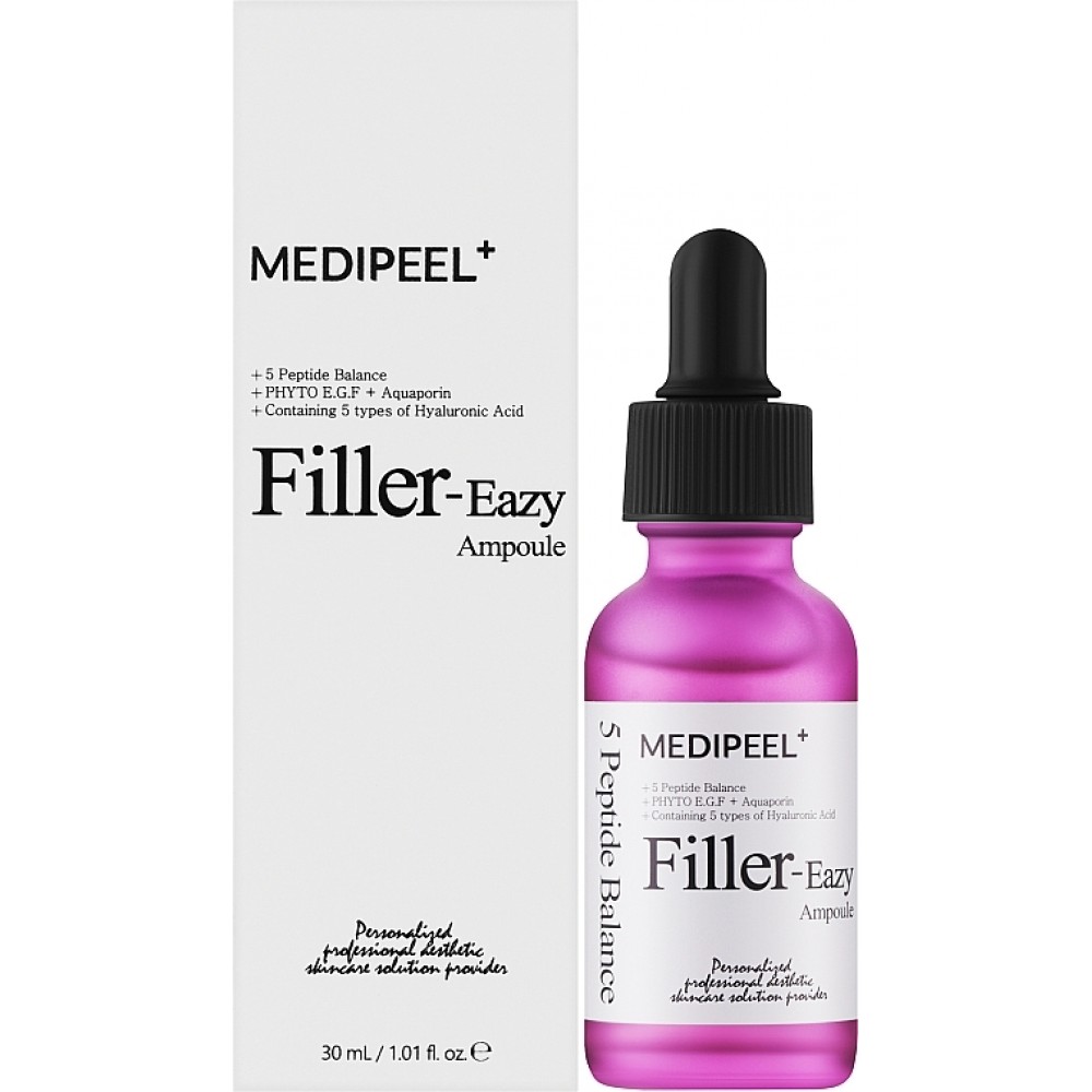 Ампула-филлер с пептидами и EGF от морщин Medi-Peel Eazy Filler Ampoule 30мл