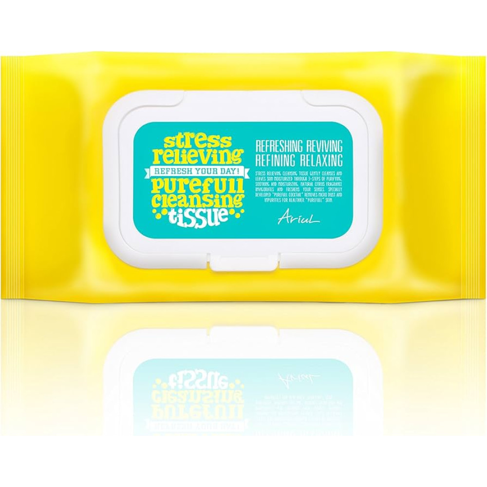 Салфетки Очищающие Ariul Stress Relieving Purefull Cleansing Tissue 80 шт