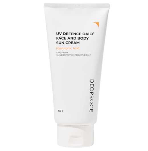 Солнцезащитный крем для лица и тела Deoproce UV Defence Daily Face And Body Sun Cream SPF30 PA++ 300мл