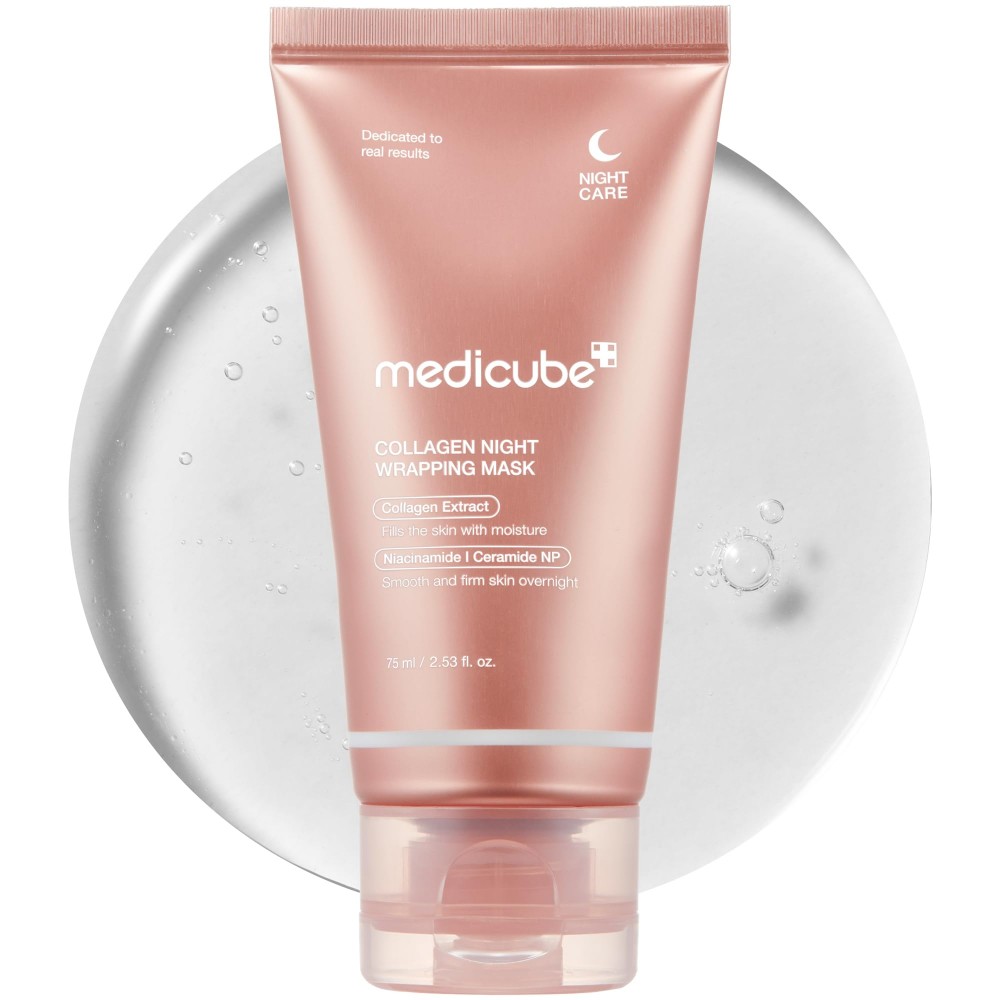 Ночная маска-плёнка с коллагеном medicube Collagen Night Wrapping Mask 75мл Ночная маска-плёнка с коллагеном medicube Collagen Night Wrapping Mask 75мл