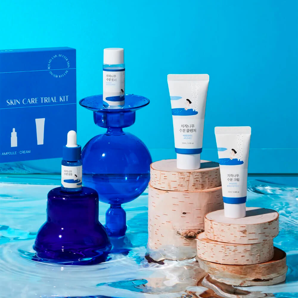 Набор средств с берёзовым соком Round Lab Birch Juice Trial Kit
