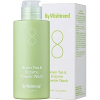 Пудра энзимная с зелёным чаем BY WISHTREND Green Tea and Enzyme Powder Wash (110г)