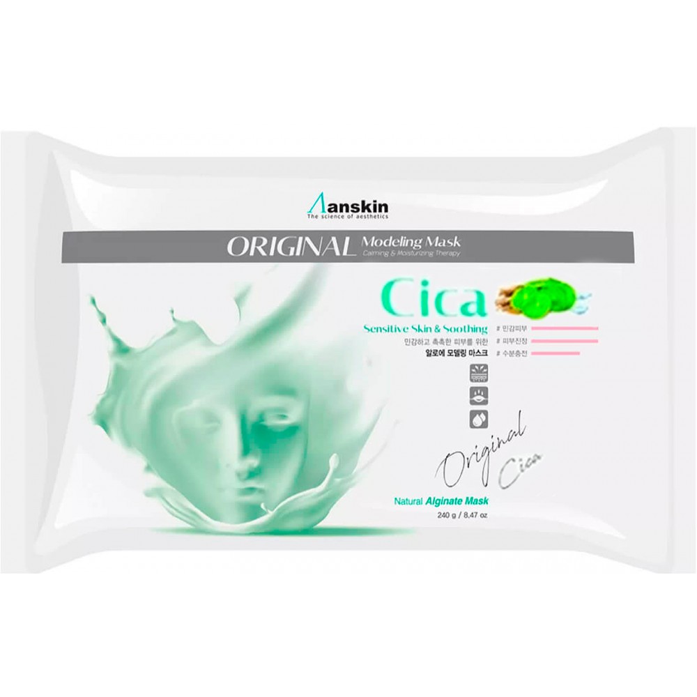 Альгинатная маска с центеллой ANSKIN Original Cica Modeling Mask, 240гр