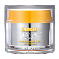 Лифтинг-крем с пептидами и 12% ниацинамида для ровного тона MEDIPEEL Peptide 9 Vitanol PRO Cream 50мл