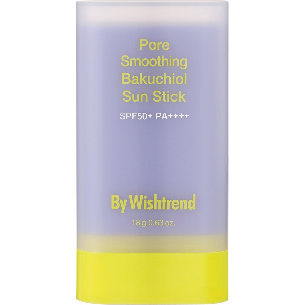 Солнцезащитный стик с бакучиолом By Wishtrend Pore Smoothing Bakuchiol Sun Stick SPF50+ PA++++