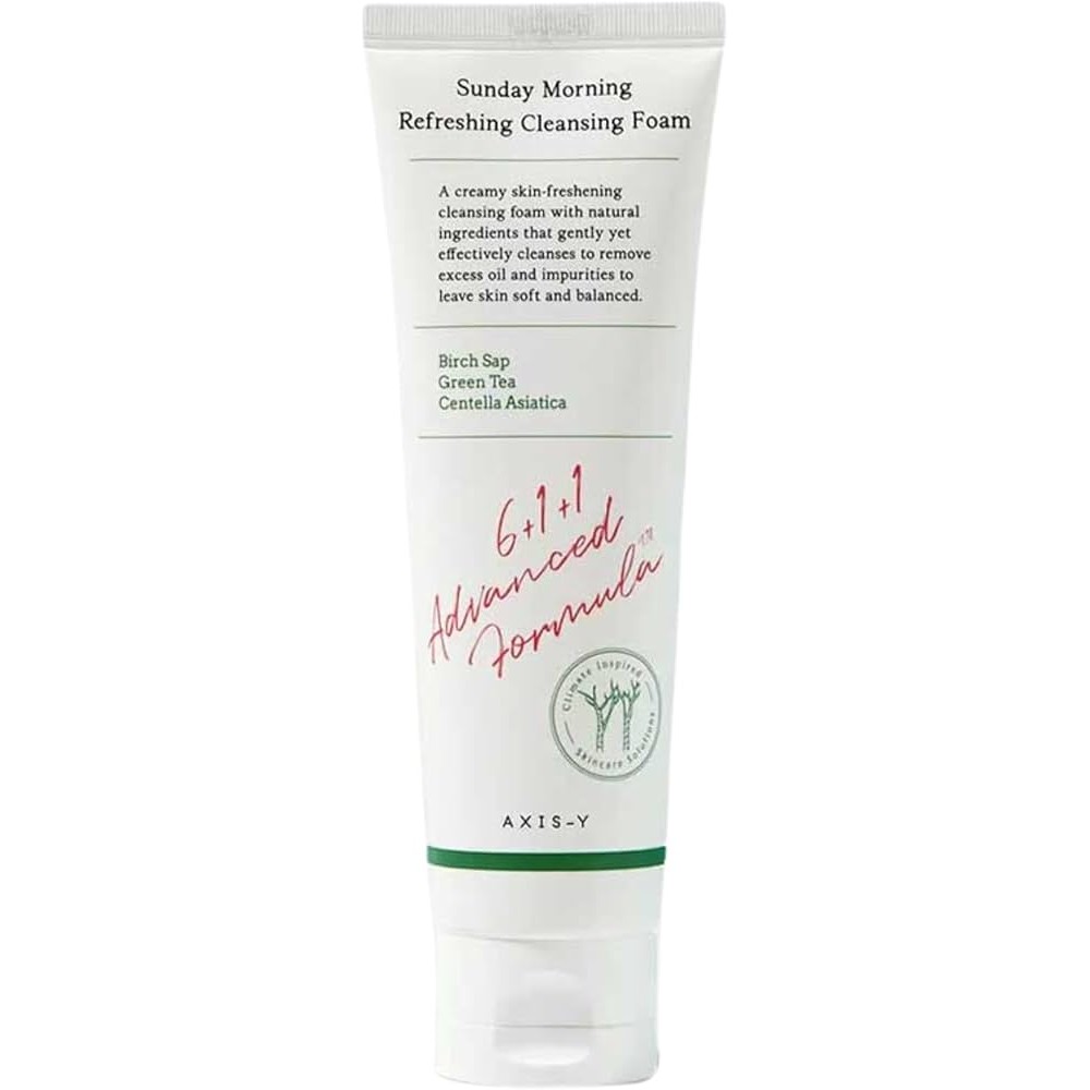 Увлажняющая пенка для умывания AXIS-Y Sunday Morning Refreshing Cleansing Foam 120мл Увлажняющая пенка для умывания AXIS-Y Sunday Morning Refreshing Cleansing Foam 120мл