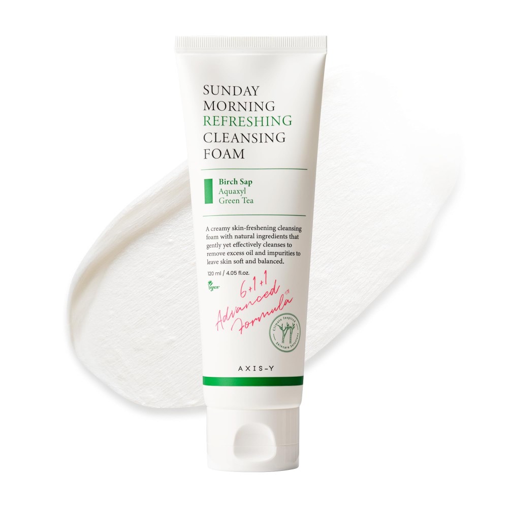 Увлажняющая пенка для умывания AXIS-Y Sunday Morning Refreshing Cleansing Foam 120мл Увлажняющая пенка для умывания AXIS-Y Sunday Morning Refreshing Cleansing Foam 120мл