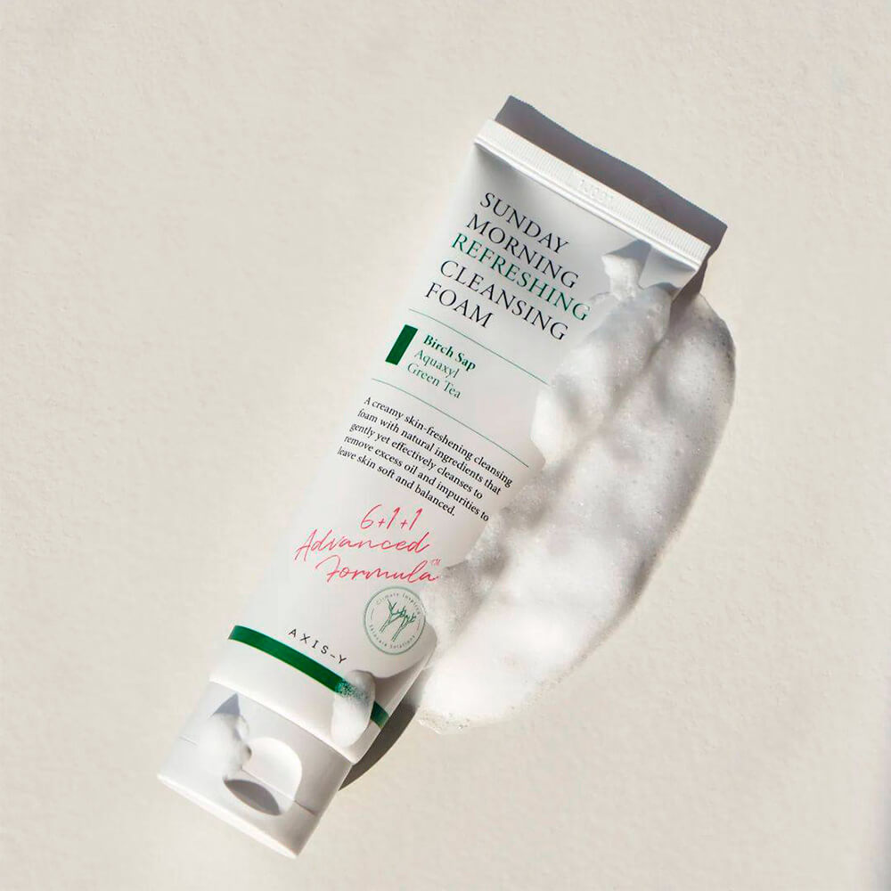 Увлажняющая пенка для умывания AXIS-Y Sunday Morning Refreshing Cleansing Foam 120мл Увлажняющая пенка для умывания AXIS-Y Sunday Morning Refreshing Cleansing Foam 120мл
