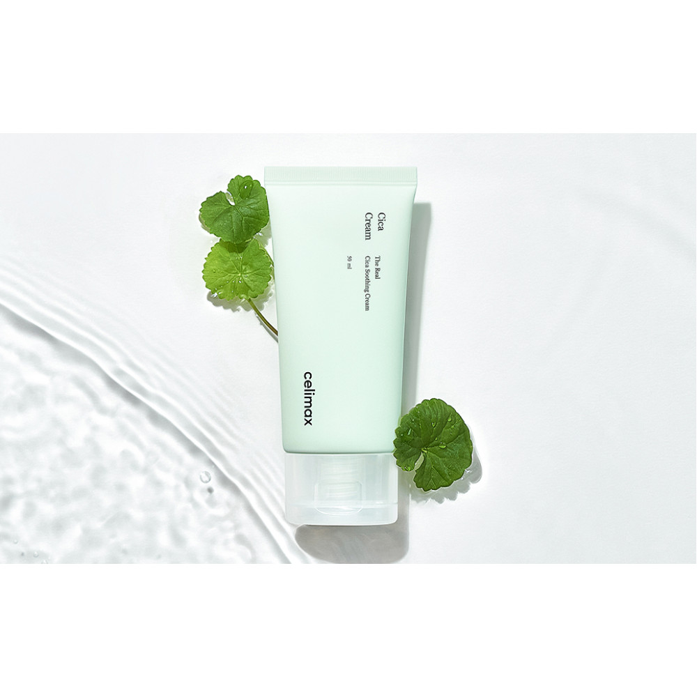  Успокаивающий крем с экстрактом центеллы Celimax - The Real Cica Soothing Cream - 50мл