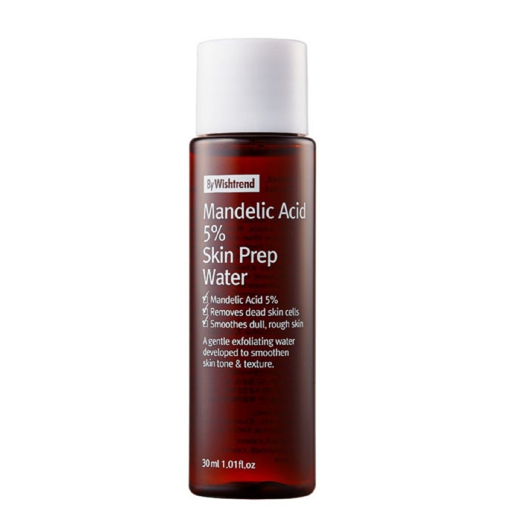 Мягкий тоник-эксфолиант с миндальной кислотой By Wishtrend Mandelic Acid 5% Prep Water, 30мл (миниатюра)