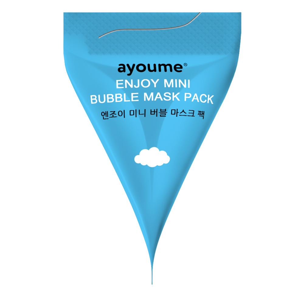 Маска для лица пузырьковая очищающая Ayoume enjoy mini bubble mask (пирамидка)