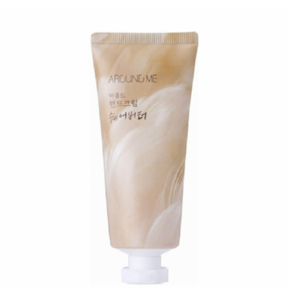 Крем для рук с маслом ши Welcos Around Me Happiness Hand Cream Shea Butter, 60 гр
