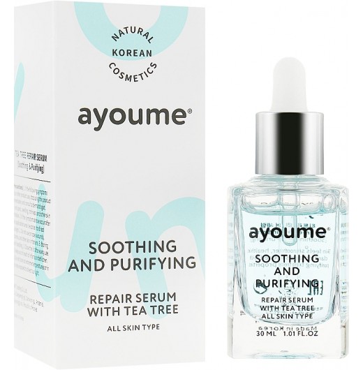Успокаивающая сыворотка для лица Ayoume Tea Tree Soothing & Purifying Serum, 30 мл