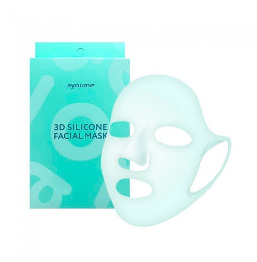 Многоразовая силиконовая 3d-маска для косметических процедур Ayoume 3D Silicone Facial Mask