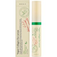 Пептидная сыворотка для век с массажным аппликатором AXIS-Y Vegan Collagen Eye Serum 10мл