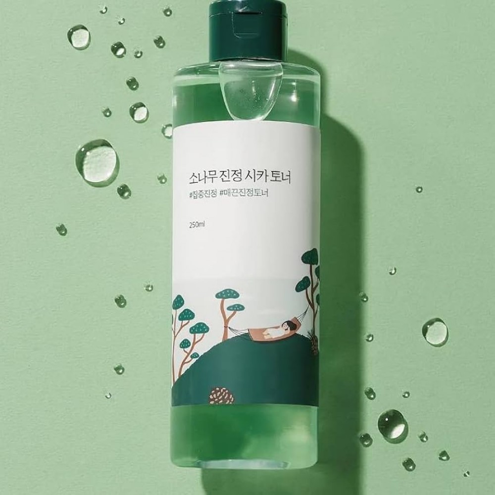 Тонер с экстрактами сосны и центеллы для проблемной кожи Round Lab Pine Calming Cica Toner 250мл Тонер с экстрактами сосны и центеллы для проблемной кожи Round Lab Pine Calming Cica Toner 250мл