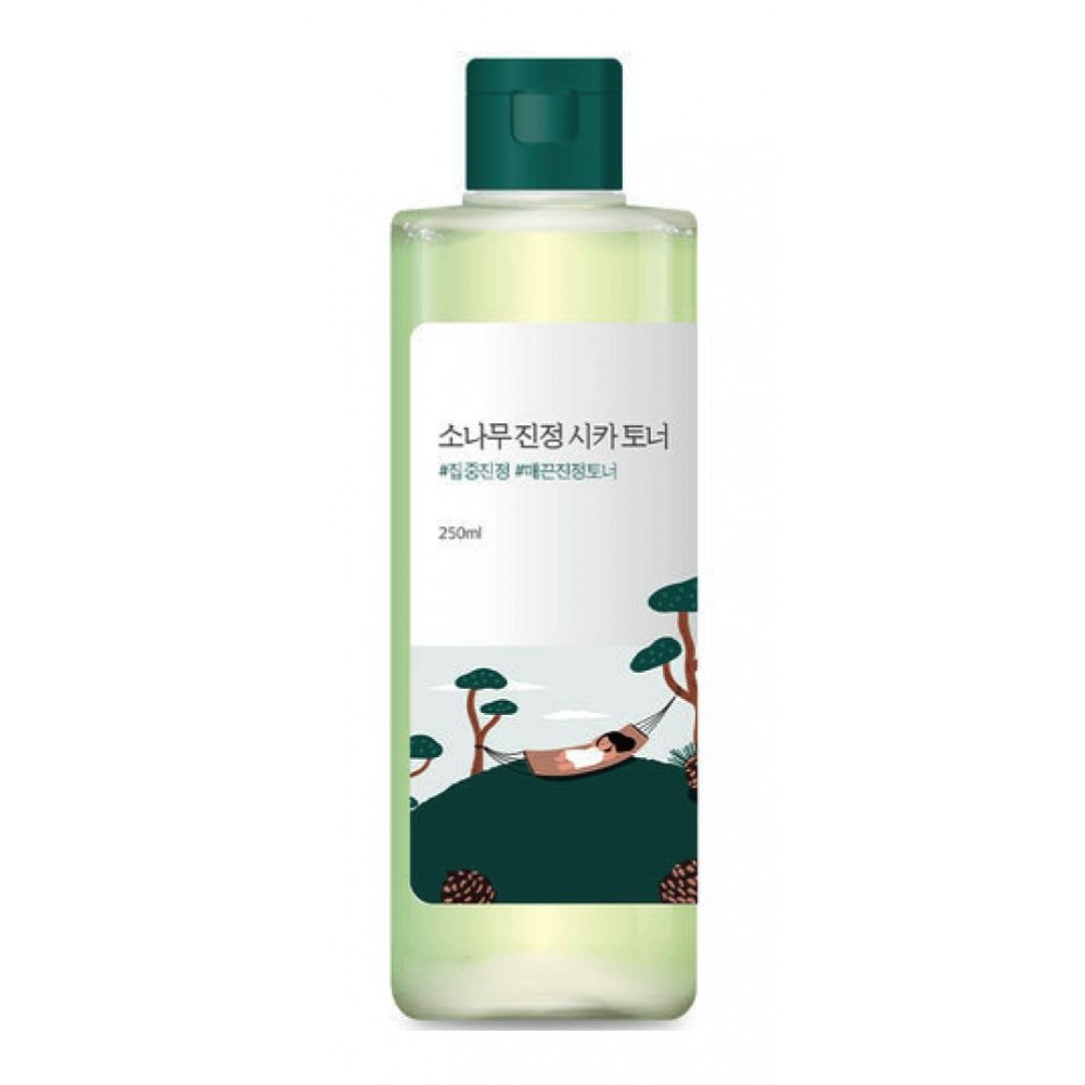 Тонер с экстрактами сосны и центеллы для проблемной кожи Round Lab Pine Calming Cica Toner 250мл Тонер с экстрактами сосны и центеллы для проблемной кожи Round Lab Pine Calming Cica Toner 250мл