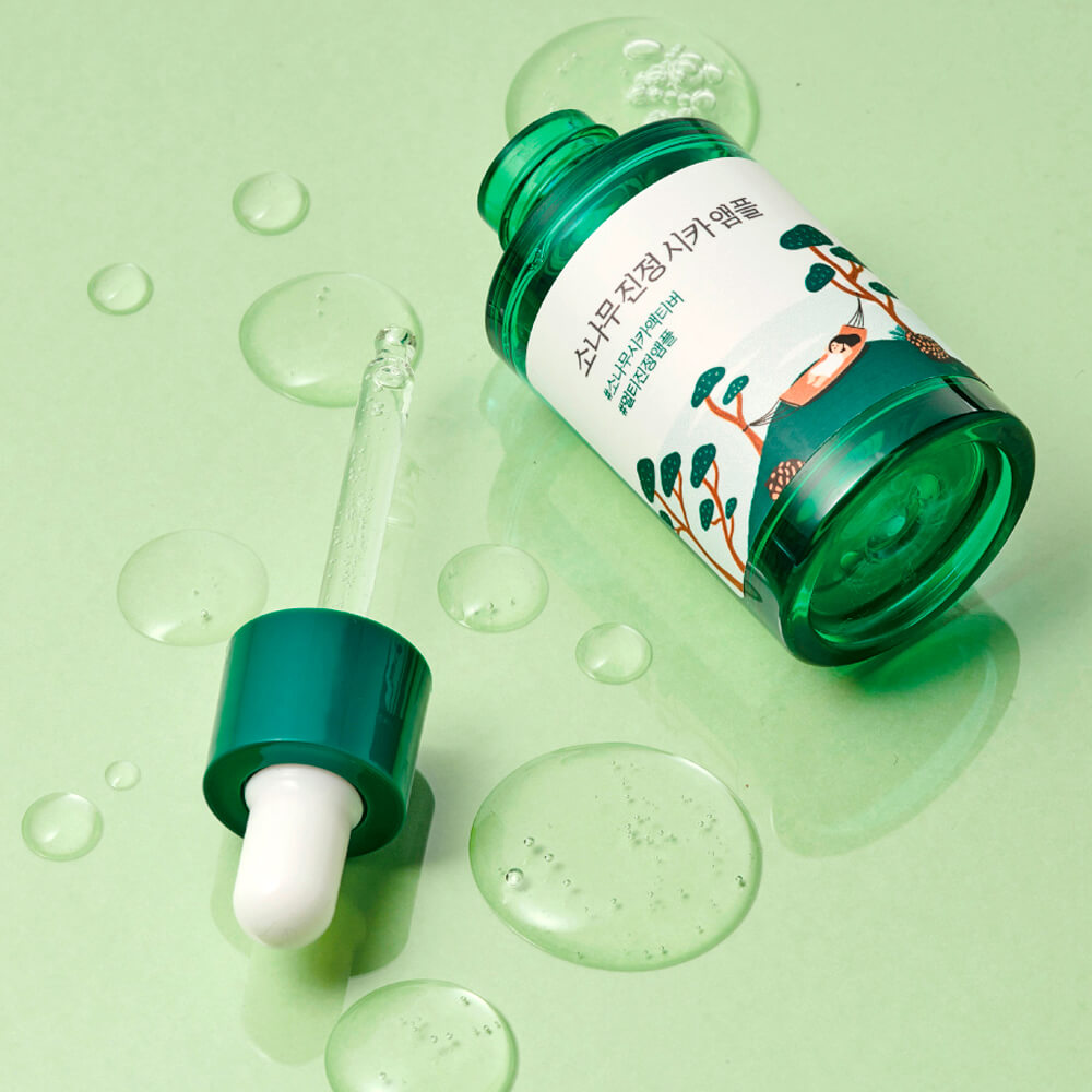 Ампула с экстрактами сосны и центеллы для проблемной кожи Round Lab Pine Calming Cica Ampoule 30мл Ампула с экстрактами сосны и центеллы для проблемной кожи Round Lab Pine Calming Cica Ampoule 30мл