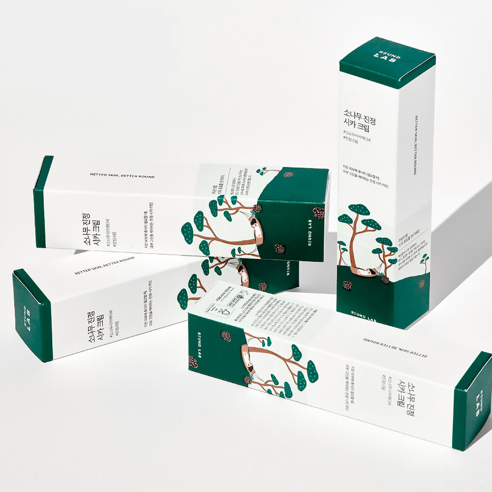 Крем с экстрактами сосны и центеллы для проблемной кожи Round Lab Pine Calming Cica Cream 50мл