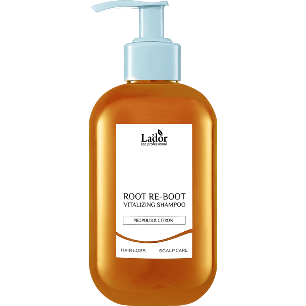 Шампунь для сухой кожи головы с прополисом Lador Root Re-Boot Vitalizing Shampoo Propolis & Citron - 350 мл
