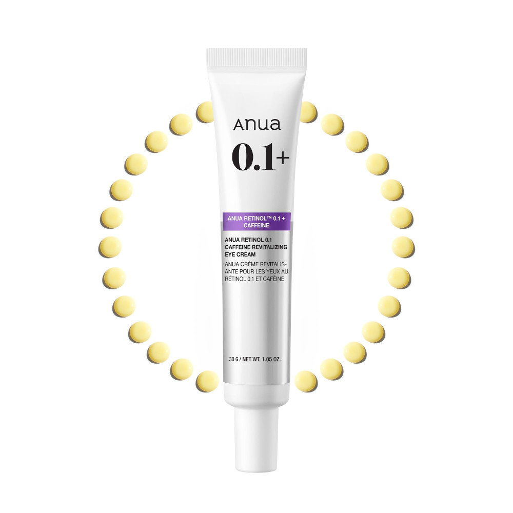 Восстанавливающий крем для кожи вокруг глаз Anua Retinol 0.1 Caffeine Revitalizing Eye Cream 30 г