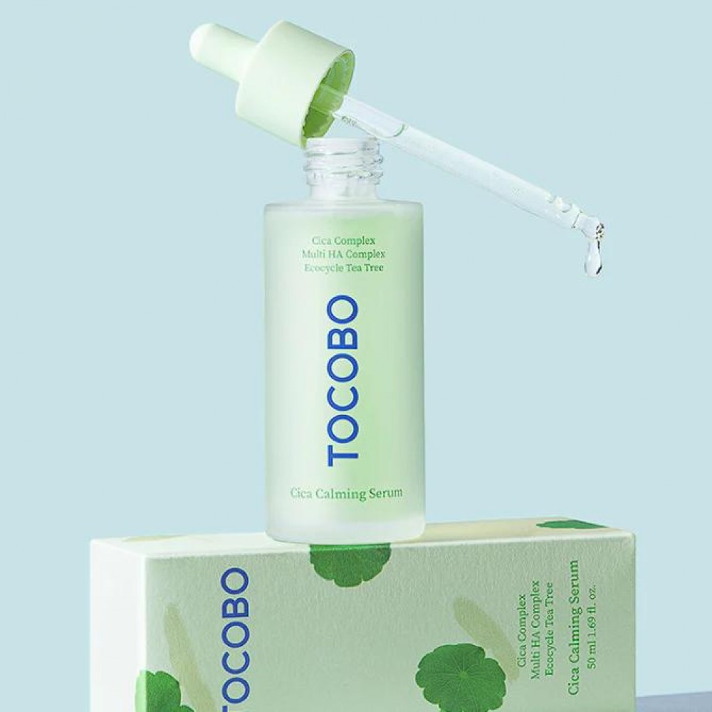 Успокаивающая сыворотка с экстрактом центеллы TOCOBO Cica Calming Serum 50мл Успокаивающая сыворотка с экстрактом центеллы TOCOBO Cica Calming Serum 50мл