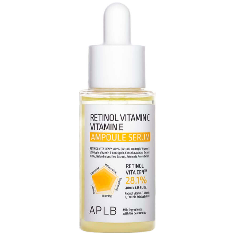 Укрепляющая ампульная сыворотка с ретинолом APLB Retinol Vitamin C Vitamin E Ampoule Serum, 40мл 