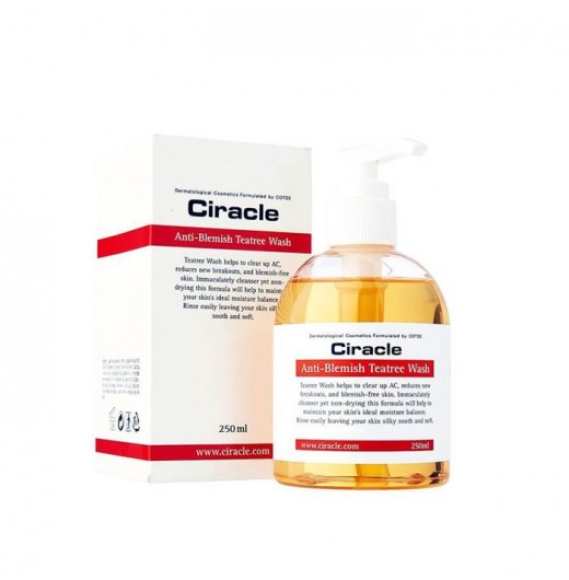 Гель для умывания очищающий для проблемной кожи Ciracle Anti-Blemish Teatree Wash, 250 мл