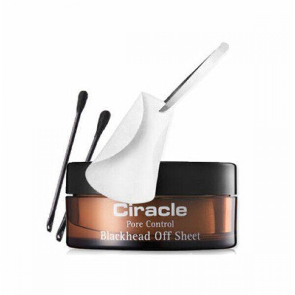 Салфетки для очищения пор от черных точек Ciracle Pore Control Blackhead Off Sheet, 40 шт./50 мл