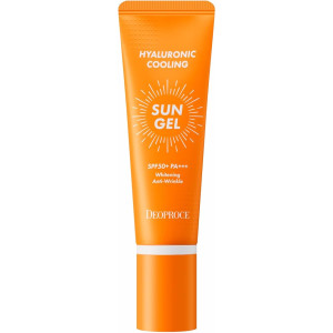 Солнцезащитный гель с гиалуроновой кислотой DEOPROCE Hyaluronic Cooling Sun Gel SPF50+/PA+++ 50гр