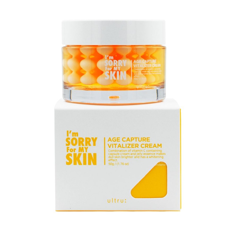 Витаминный капсульный крем I'm Sorry for My Skin Age Capture Vitalizer Cream, 50мл