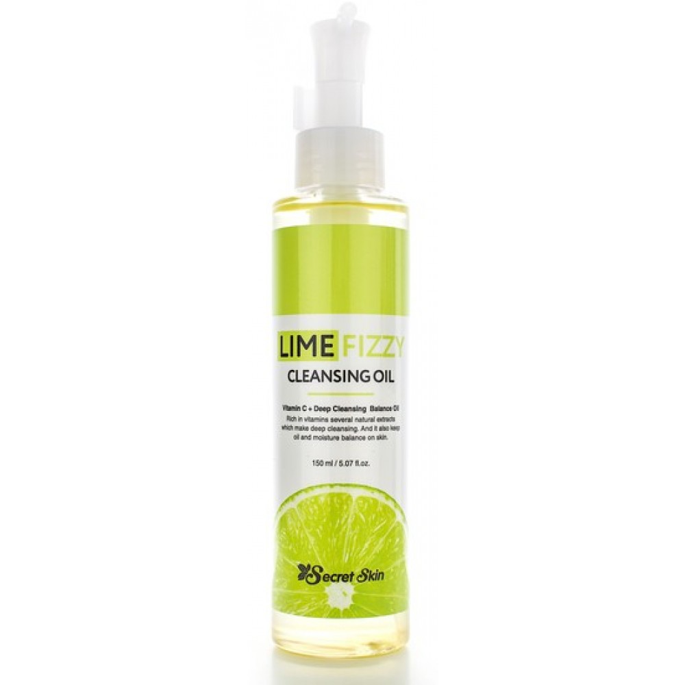 Гидрофильное масло с экстрактом лайма SECRET SKIN Lime Fizzy Cleansing Oil