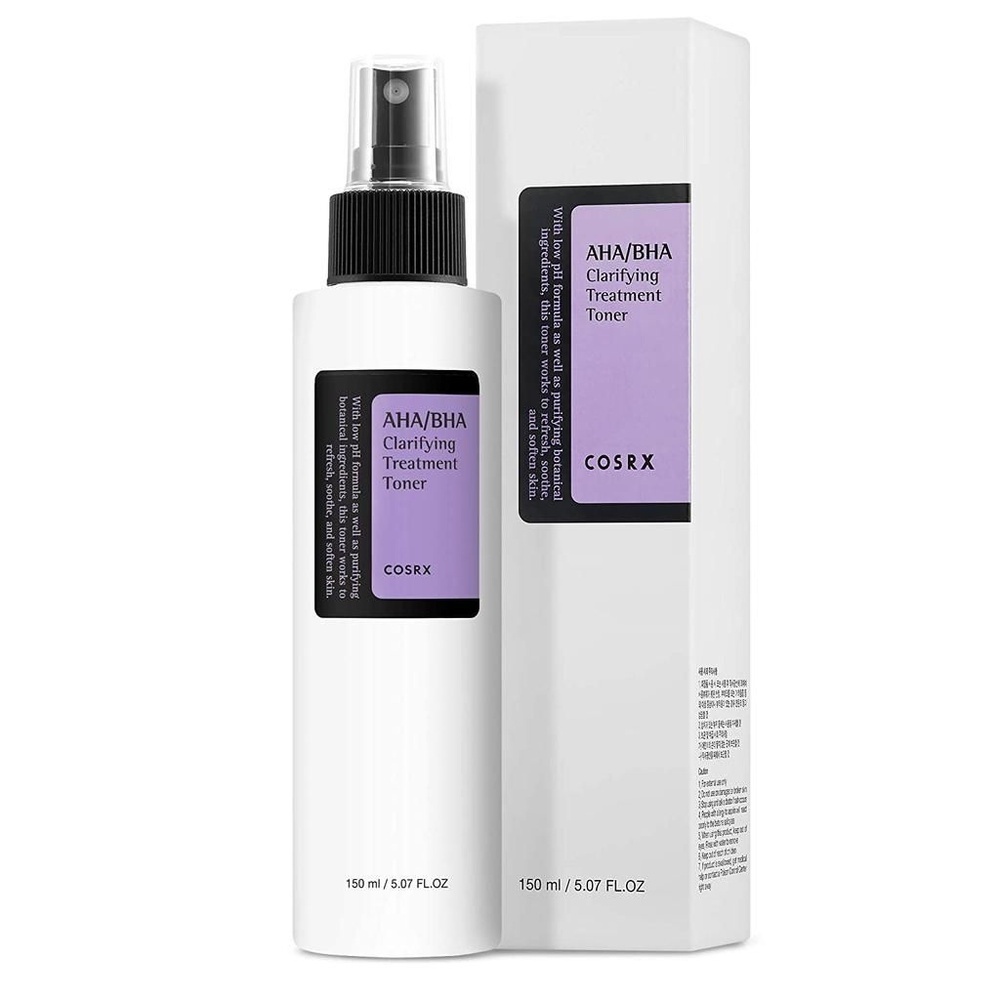 Тонер с кислотами COSRX AHA/BHA Clarifying Treatment Toner, 150мл
