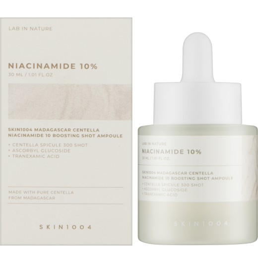 Ампула-бустер с ниацинамидом SKIN1004 Madagascar Centella Niacinamide 10 Boosting Shot Ampoule