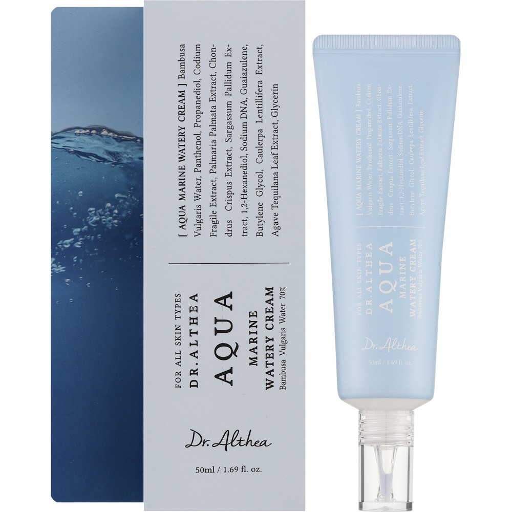 Крем с ПДРН и бамбуком для глубокого увлажнения Dr. Althea Aqua Marine Watery Cream