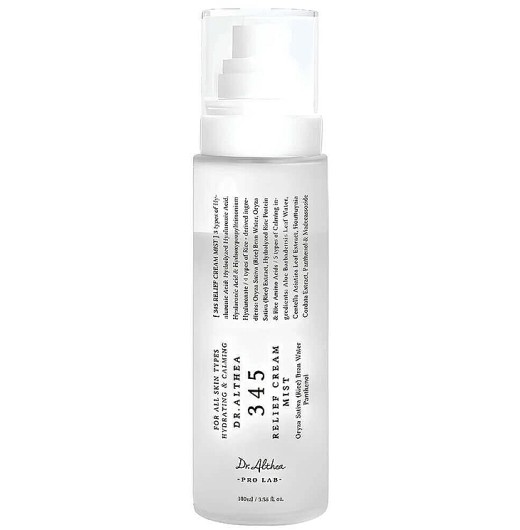 Успокаивающий мист с гидролатом риса и пантенолом Dr. Althea 345 Relief Cream Mist 100 мл