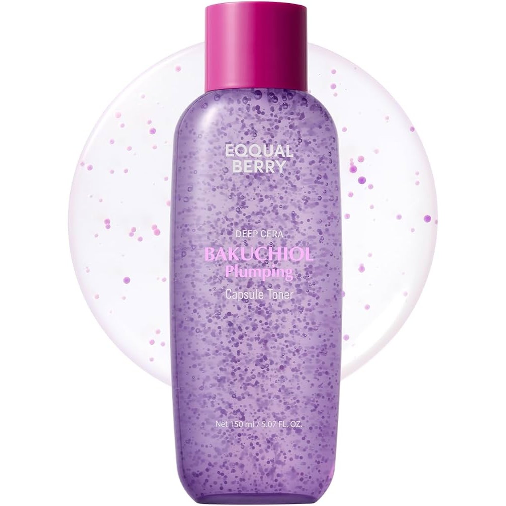 Увлажняющий тонер с бакучиолом EQQUALBERRY Bakuchiol Plumping Capsule Toner 150мл