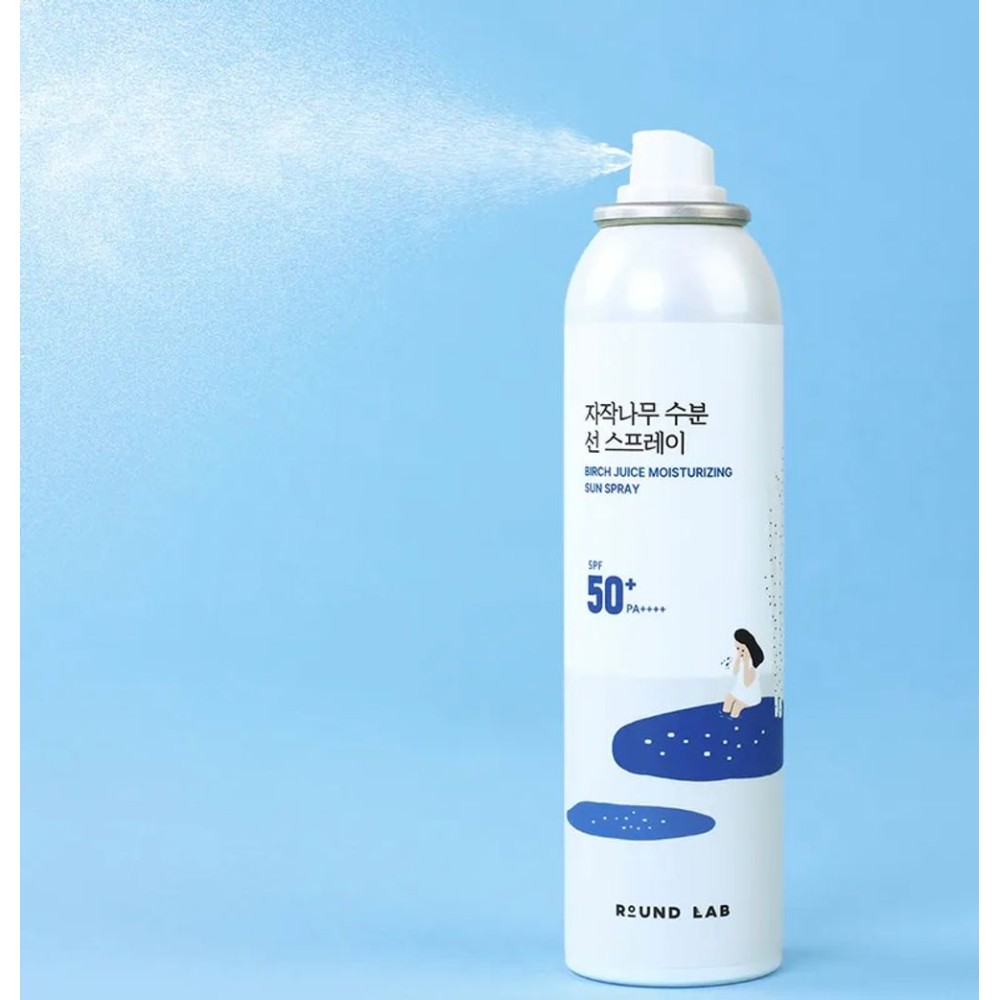 Солнцезащитный спрей Round Lab Birch Juice Moisturizing Sun Spray SPF50+ PA++++ 100мл